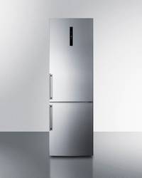 Small foot, print European style, energy efficient refrigerator / freezer combo 